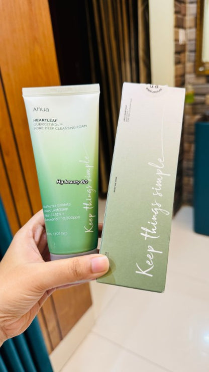 Anua Heartleaf Quercetinol Pore Deep Cleansing Foam