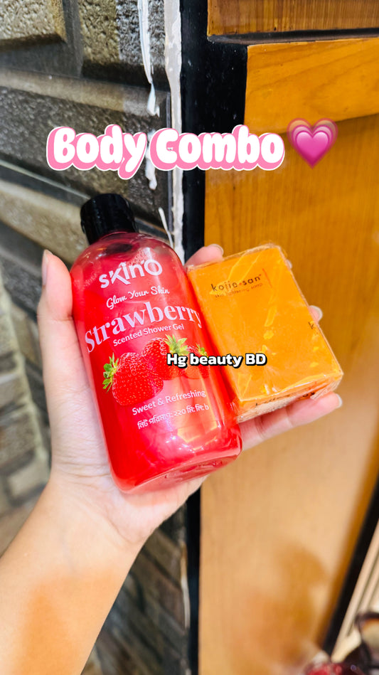 Skin’O Glow & Kojie San Body Shower Combo