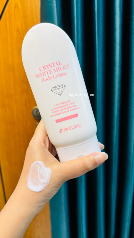3W Clinic Crystal White Milky Body Lotion 150g