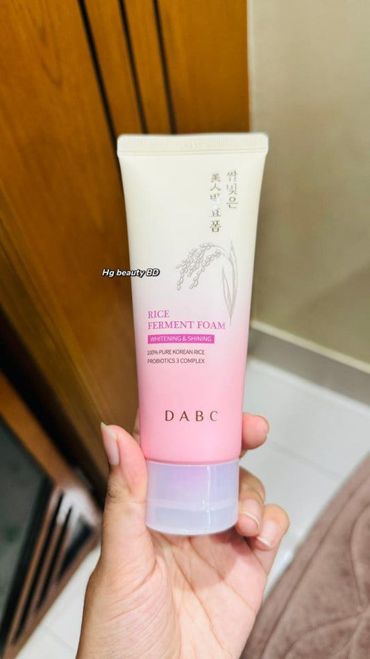 Dabo Whitening & Shining Rice Ferment Foam Face Wash 100ml